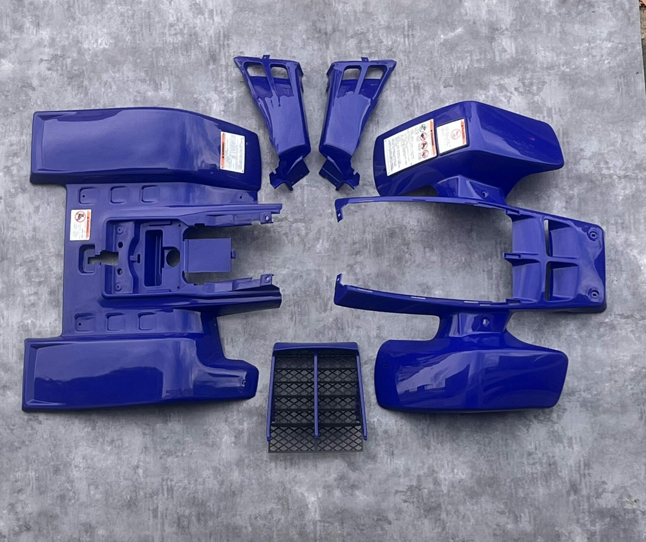 Kit carénage complet pour Yamaha YFZ 350 Banshee Bleu