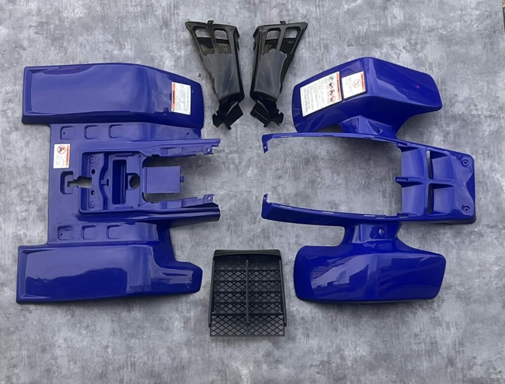 Kit carénage complet pour Yamaha YFZ 350 Banshee Bleu et Noir