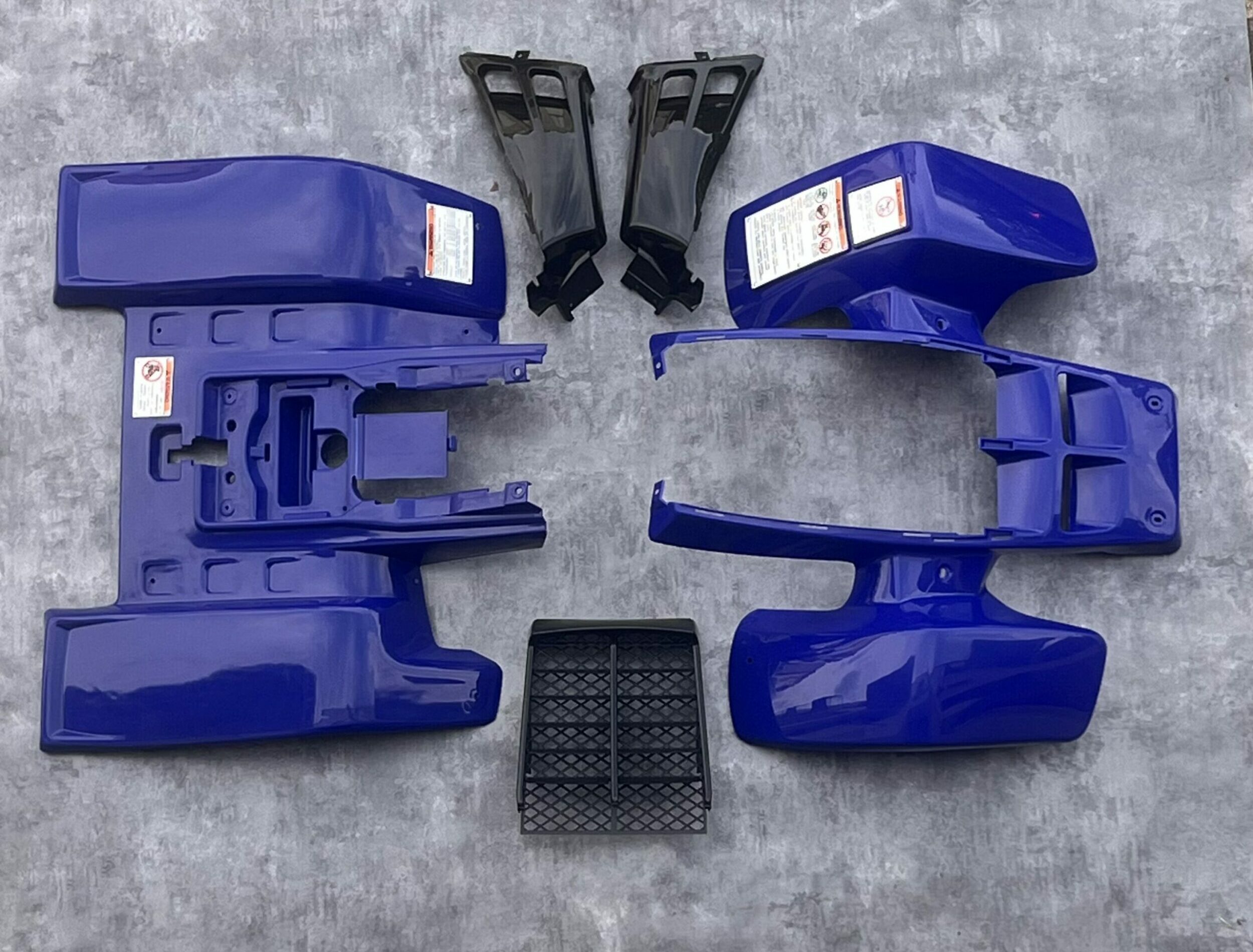 Kit carénage complet pour Yamaha YFZ 350 Banshee Bleu et Noir